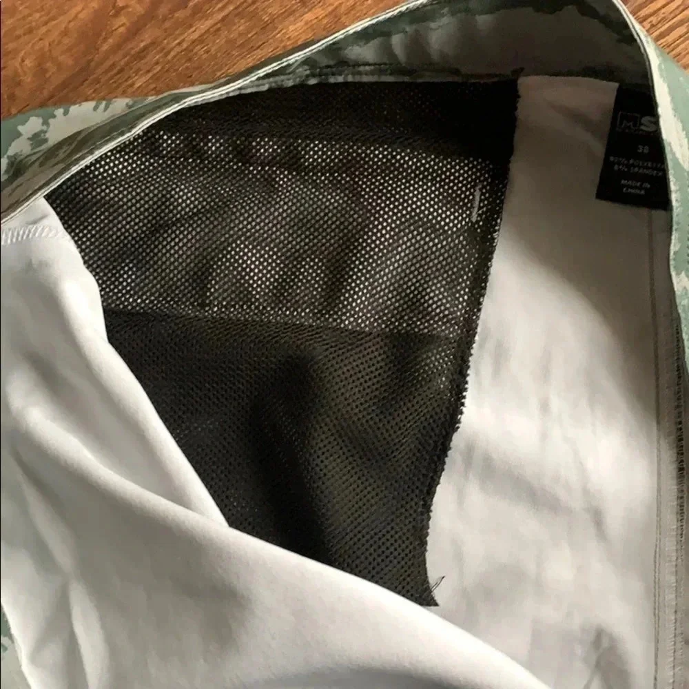 Michael Strahan Green Hybrid Board Shorts Swim Trunks Size 38 XL NWT